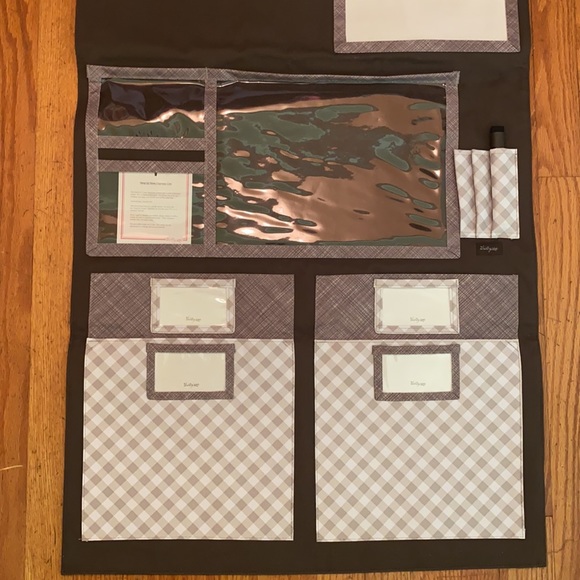 Thirty-one Hang-Up Home Organizer, Taupe Gingham - Picture 2 of 6